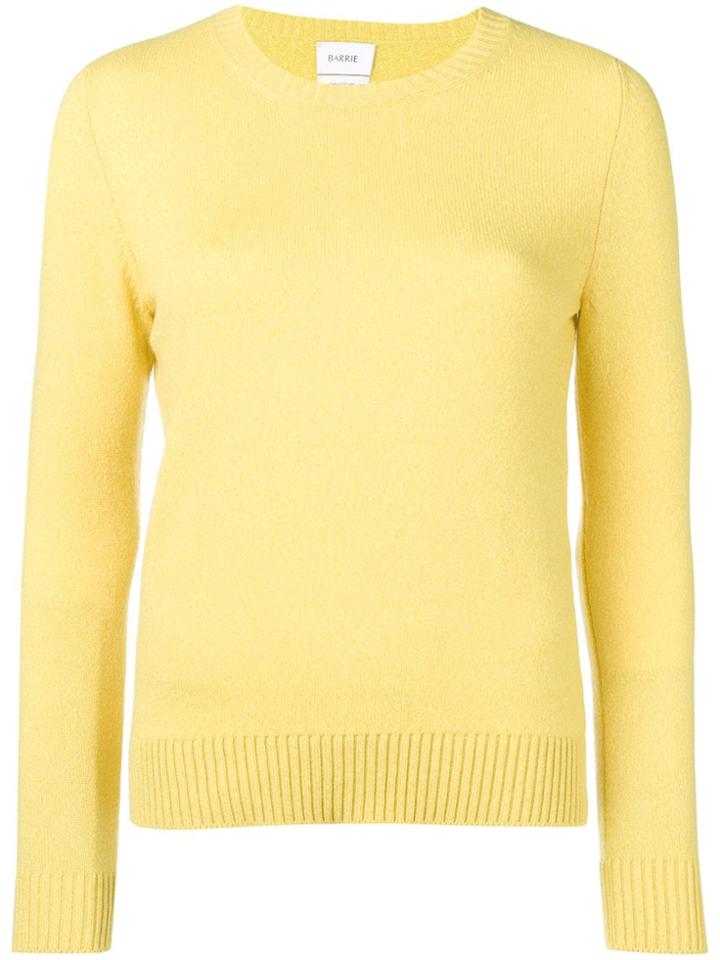 Barrie Round Neck Jumper - Yellow