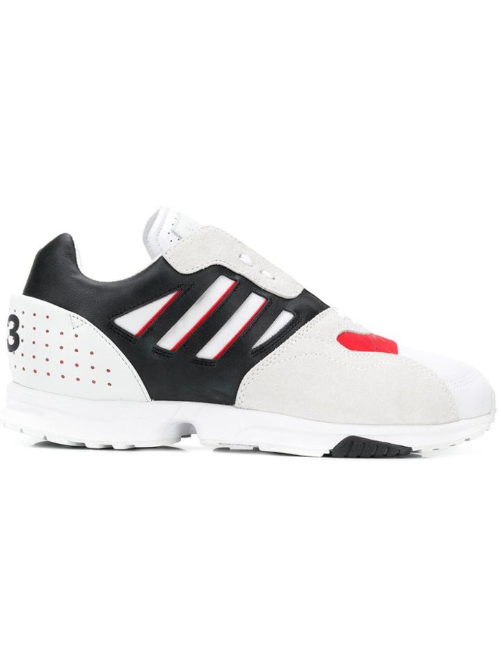 Y-3 Panelled Runner Sneakers - Black