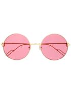 Cartier Circle Frame Sunglasses - Gold