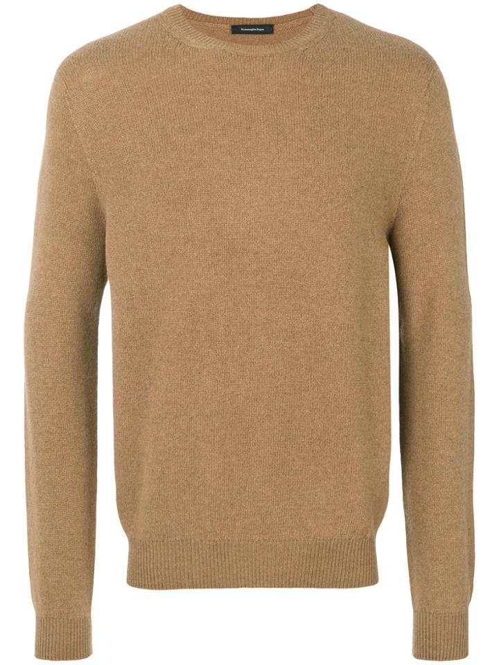 Ermenegildo Zegna Knitted Jumper - Nude & Neutrals