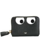 Anya Hindmarch Zip Around 'eyes' Wallet - Black