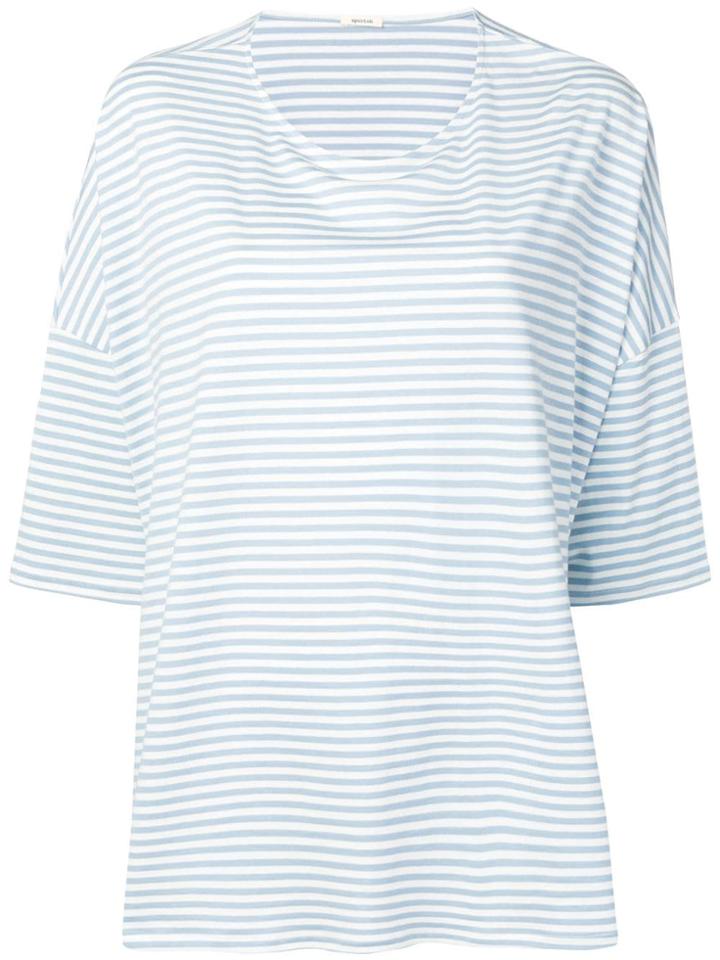 Apuntob Oversized Fit T-shirt - Blue