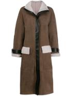 Blancha Oversized Zip Coat - Neutrals