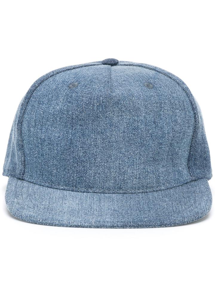 Eleventy Denim Baseball Cap, Men's, Size: 58, Blue, Cotton