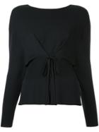 Des Prés Corset Sweater - Black