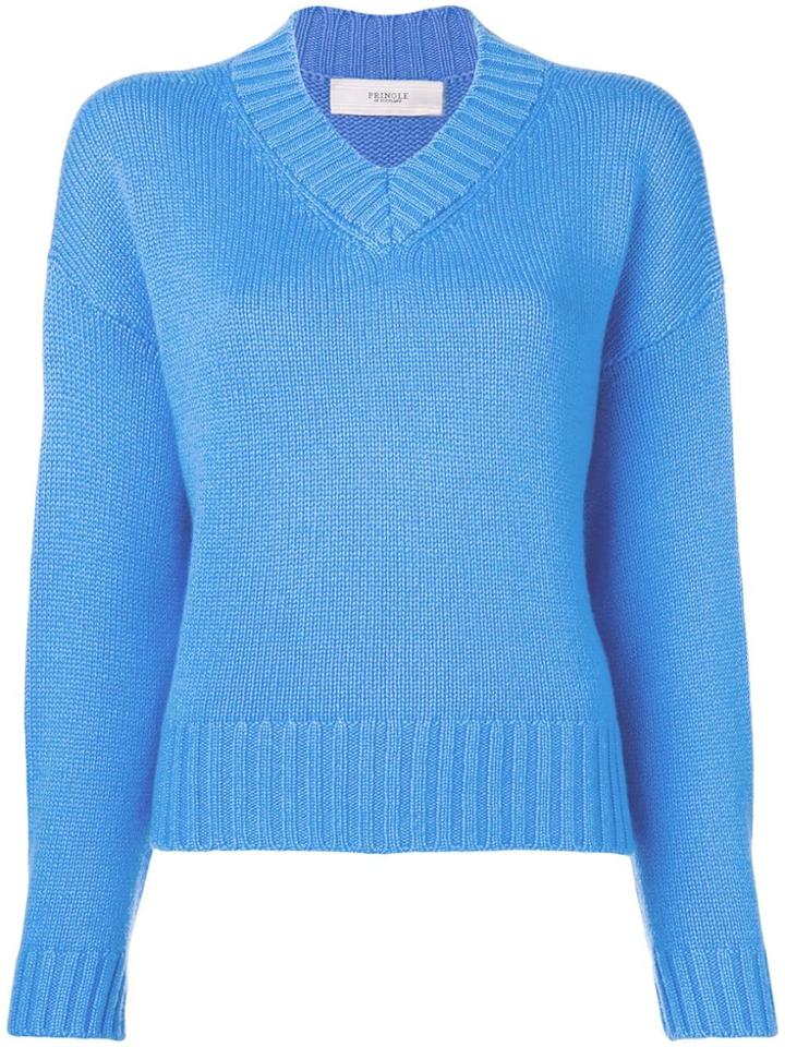 Pringle Of Scotland Cashmere Pullover - Blue