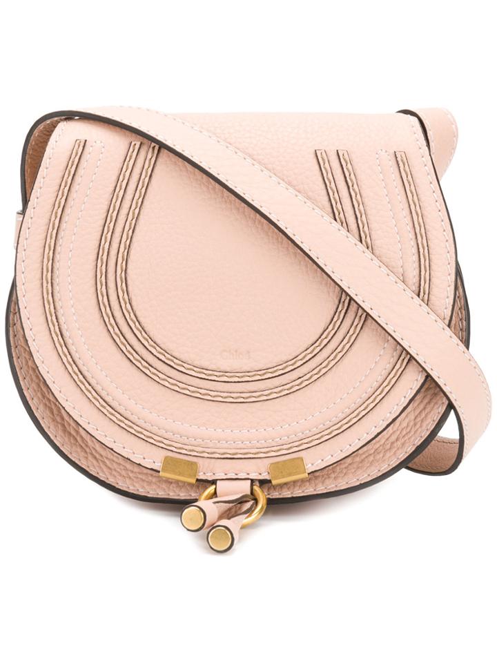 Chloé Marcie Cross-body Bag - Pink & Purple