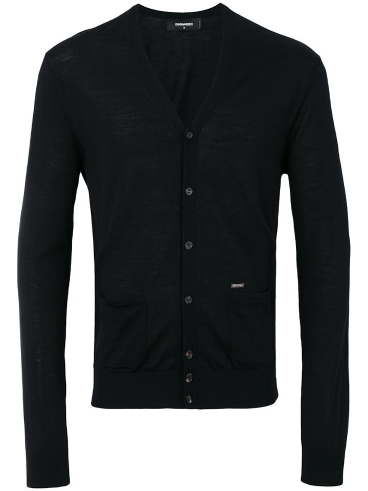 Dsquared2 V-neck Cardigan - Black