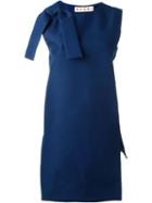 Marni Bow Detail Tunic, Women's, Size: 42, Blue, Cotton