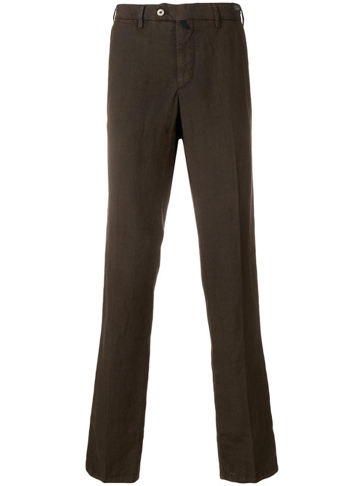 Bagnoli Sartoria Napoli Straight-leg Trousers - Brown