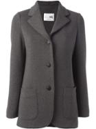 Manzoni 24 - Three Button Jacket - Women - Silk/acetate/cashmere - 42, Brown, Silk/acetate/cashmere