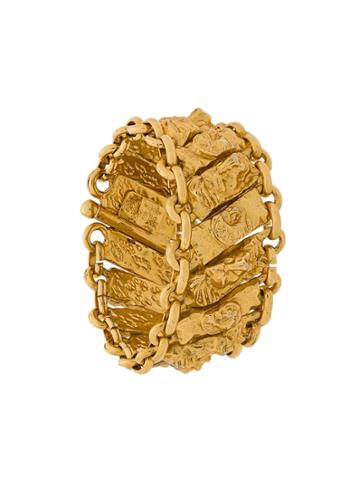 Versus Vintage Segmented Cuff - Gold