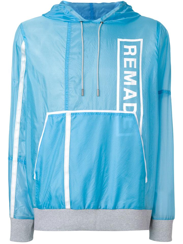 Christopher Raeburn Remade Parachute Hoodie - Blue