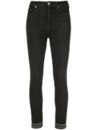 7 For All Mankind High-waisted Jeans - Black