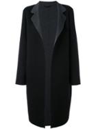 Liska Oversized Coat - Schwarz/grau