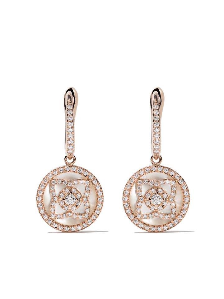 De Beers 18kt Rose Gold Enchanted Lotus Mother-of-pearl And Diamond