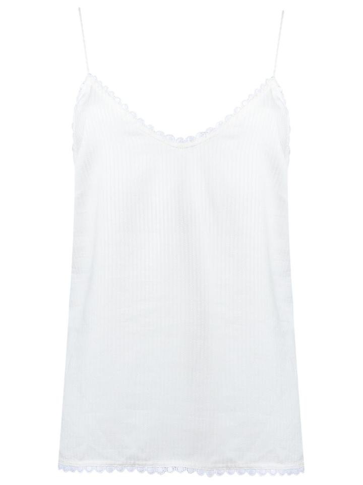 Strappy Tank Top, Women's, Size: 36, White, Viscose, Lilly Sarti