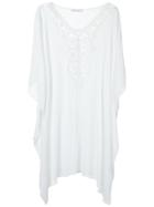 Brigitte Embroidered Kaftan - White