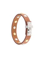 Hermès Pre-owned Clous Carres Bangle - Brown