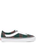 Vans Plaid Print Sneakers - Green