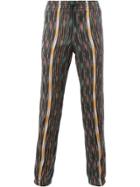 Saint Laurent Ikat Pattern Casual Trousers - Multicolour