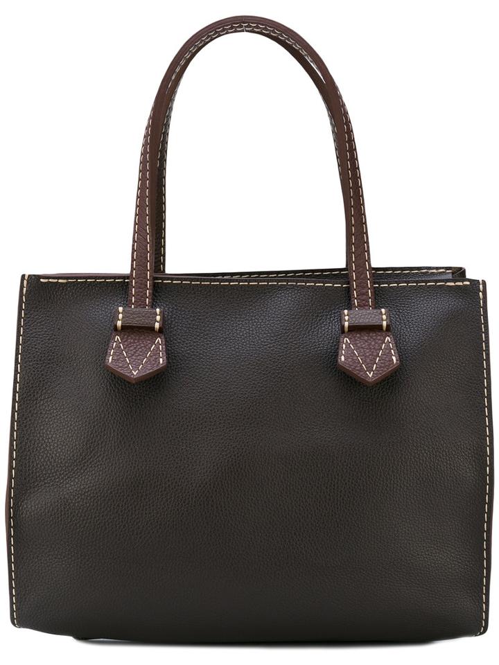 Moreau - Zipped Tote - Men - Leather - One Size, Brown, Leather