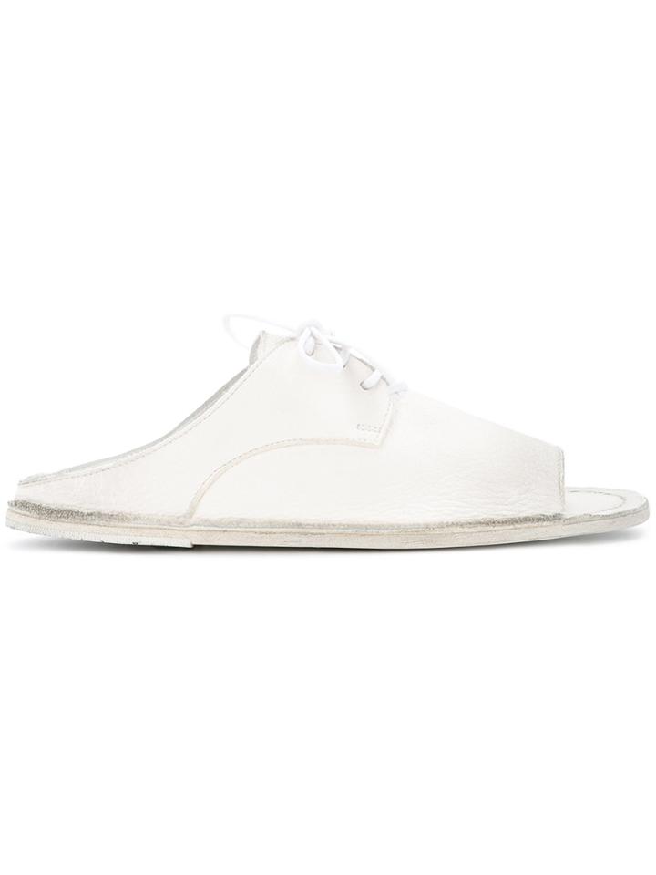Marsèll Laced Open Toe Sandals - White