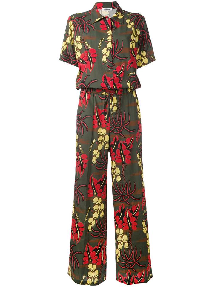 P.a.r.o.s.h. - Tuta Jumpsuit - Women - Silk/spandex/elastane - M, Women's, Green, Silk/spandex/elastane