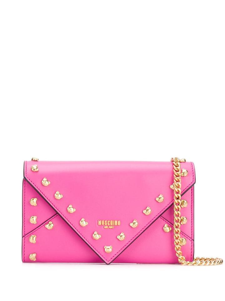 Moschino Logo Wallet - Pink
