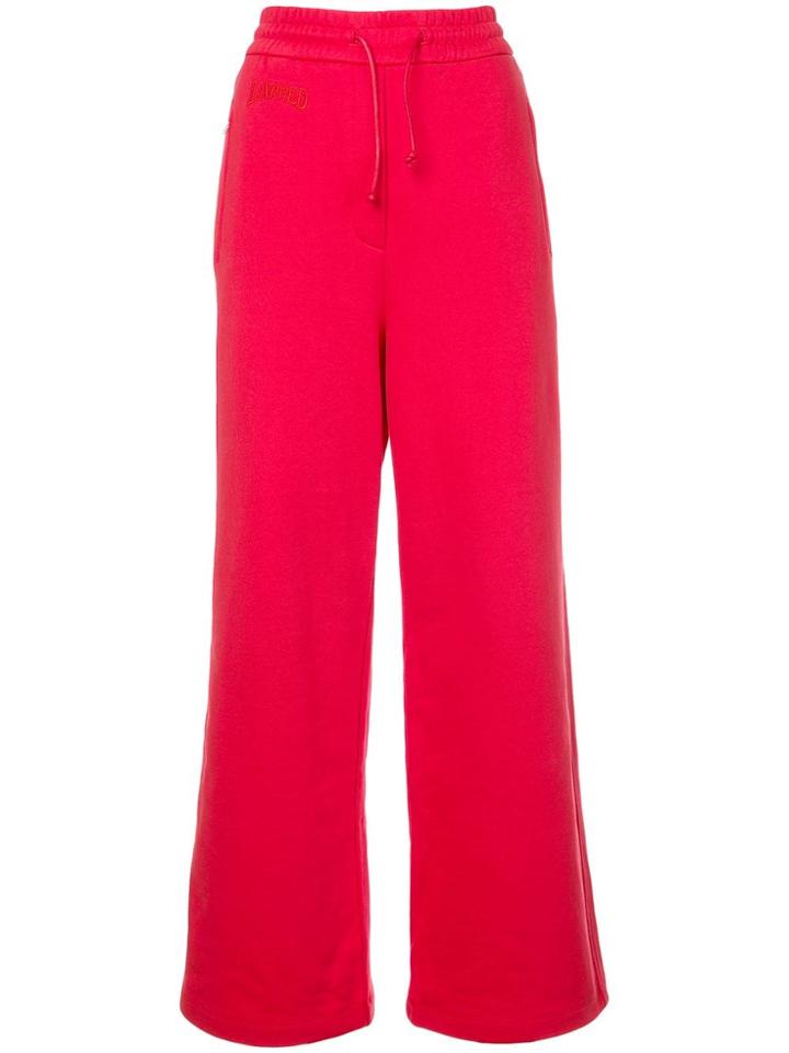 Juun.j Wide-leg Track Pants - Red