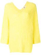 Sminfinity V-neck Sweater - Yellow & Orange