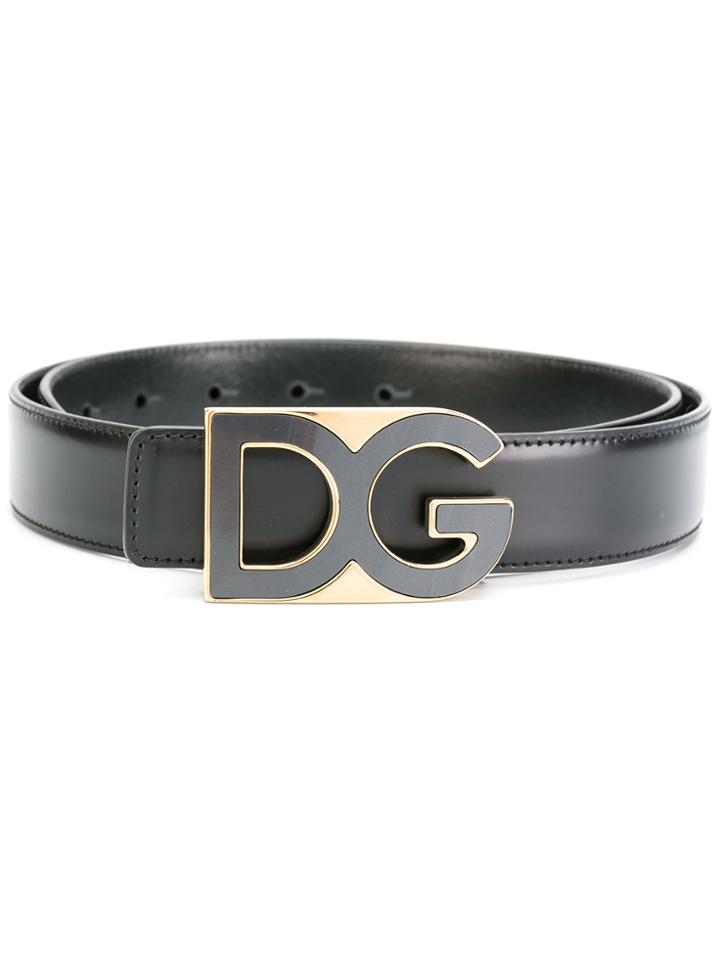 Dolce & Gabbana Dg Buckle Belt - Black