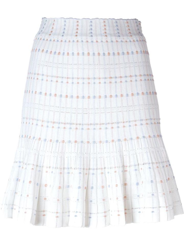 Alexander Mcqueen Pleated Knit Skirt