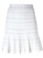 Alexander Mcqueen Pleated Knit Skirt