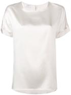 Snobby Sheep Turn Up Cuff T-shirt - Neutrals