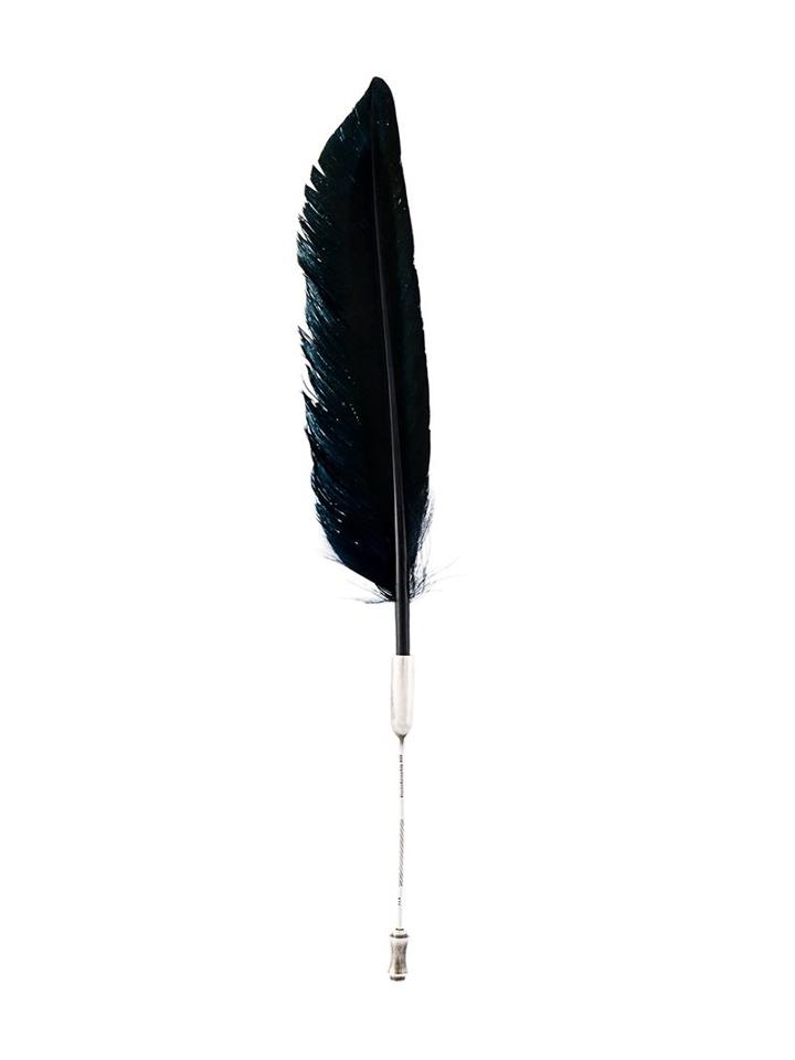 Ann Demeulemeester Black Feather Brooch