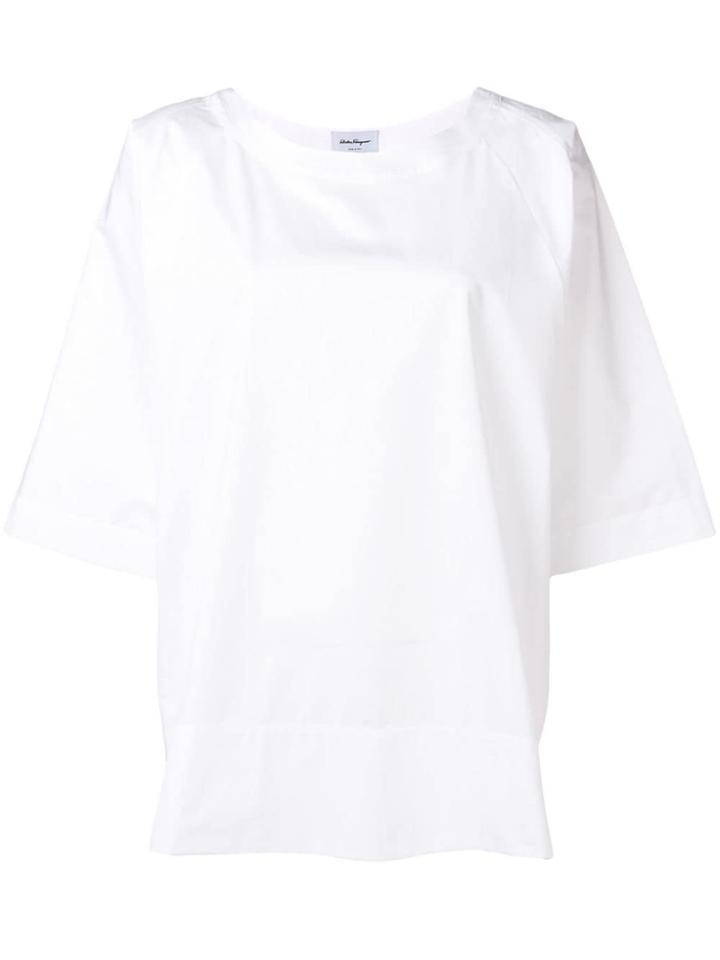 Salvatore Ferragamo Oversized T-shirt - White