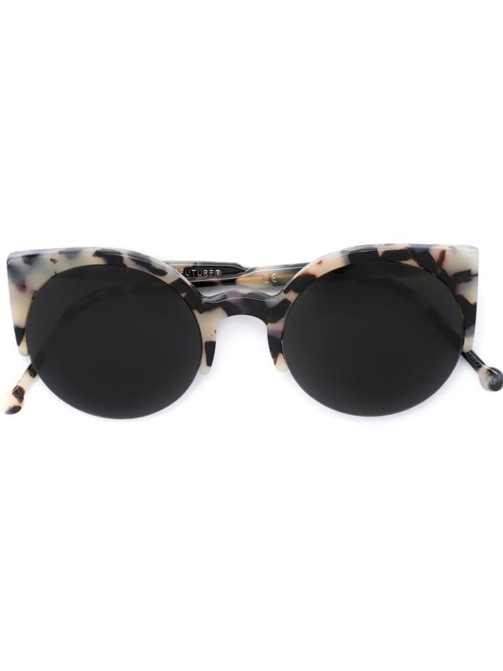 Retrosuperfuture Lucia Puma Sunglasses, Women's, Black, Acetate