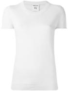 Semicouture Alton Knitted T-shirt, Size: Large, White, Cotton