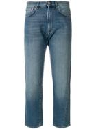 Toteme Cropped Straight Leg Jeans - Blue