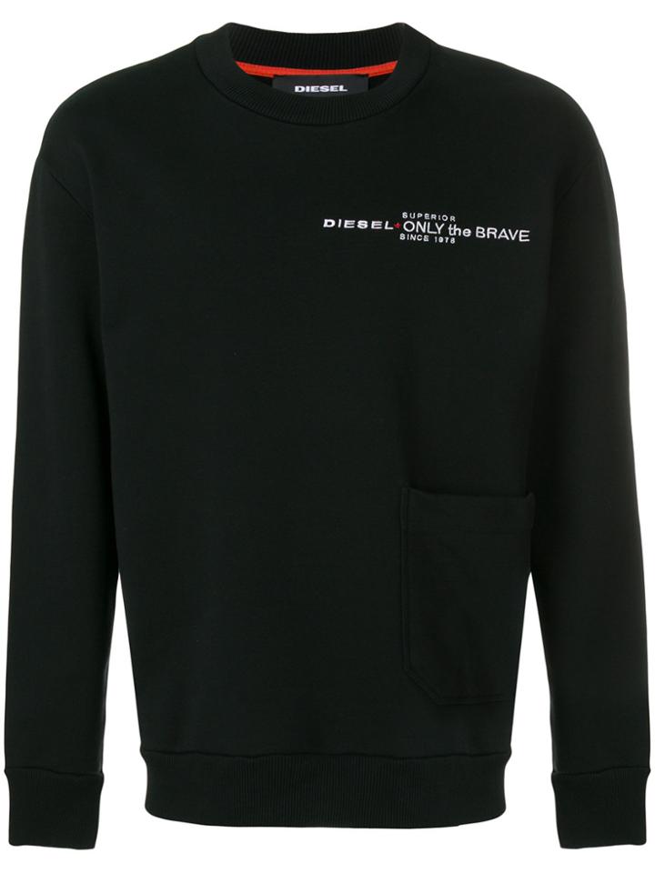 Diesel S-ellis-cl Sweatshirt - Black