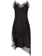 Marques'almeida Lace-trim Slip Dress - Black