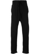 Cedric Jacquemyn - High Waist Track Pants - Men - Cotton - 46, Black, Cotton