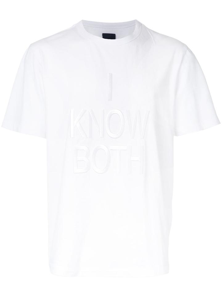 Juun.j Embroidered T-shirt - White