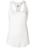 Mm6 Maison Margiela Racer Back Tank Top - White