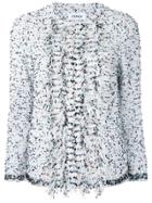 Coohem Multi Dot Tweed Jacket - White