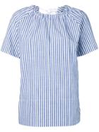Glanshirt Striped Shortsleeved Shirt - Blue