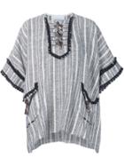 Derek Lam 10 Crosby Woven Stripe Top