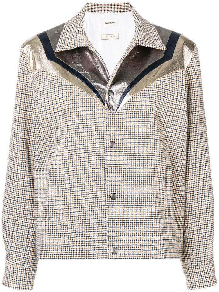 Zadig & Voltaire Kartys Car Bomber Jacket - White