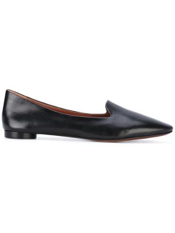 David Beauciel High Vamp Slippers - Black